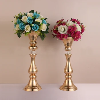 2018 hot style Gold wedding flower vase table stand wedding decoration Party Props 10 pcs
2018 hot style Gold wedding flower vase table stand wedding decoration Party Props 10 pcs