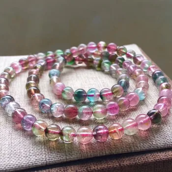 Genuine Natural Watermelon Tourmaline Crystal Transparent Beads 3 Laps Bracelet Fashion Woman Necklace Stretch 6.5mm AAAA
Genuine Natural Watermelon Tourmaline Crystal Transparent Beads 3 Laps Bracelet Fashion Woman Necklace Stretch 6.5mm AAAA