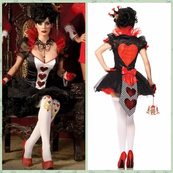 free shipping Ladies Alice in Wonderland Queen of Hearts Fancy Dress Costume Size 8-12 LQZ073
free shipping Ladies Alice in Wonderland Queen of Hearts Fancy Dress Costume Size 8-12 LQZ073