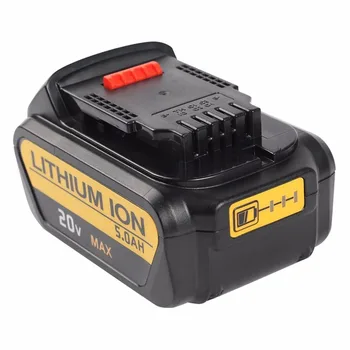 GTF 20V 5.0A 5000mah Rechargeable Li-ion Battery Portable Replacement Battery Backup Battery For Dewalt Electric Power Tool
GTF 20V 5.0A 5000mah Rechargeable Li-ion Battery Portable Replacement Battery Backup Battery For Dewalt Electric Power Tool
