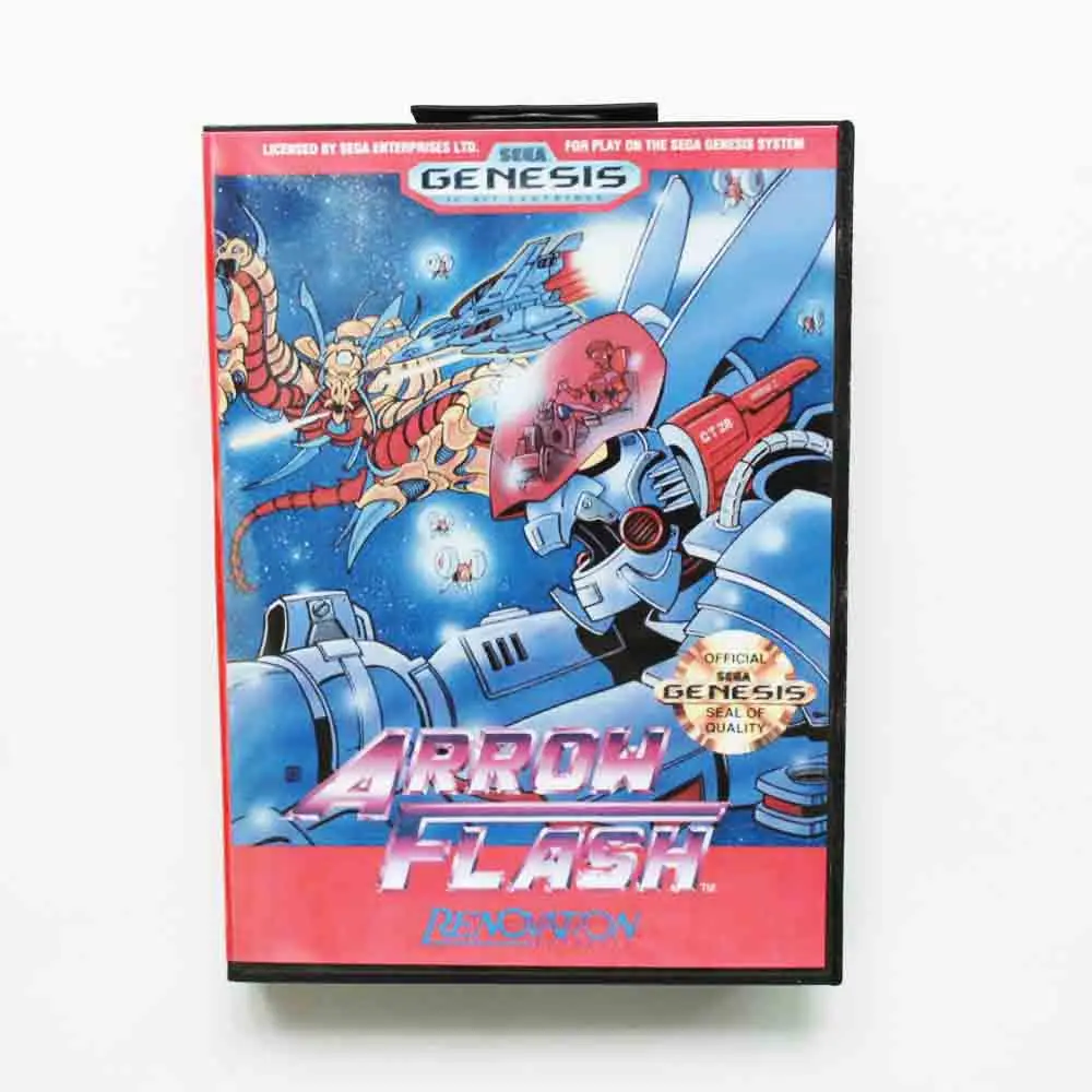 Arrow Flash Game Cartridge 16 bit MD Game Card With Box For Sega Megadrive/Genesis
Arrow Flash Game Cartridge 16 bit MD Game Card With Box For Sega Megadrive/Genesis