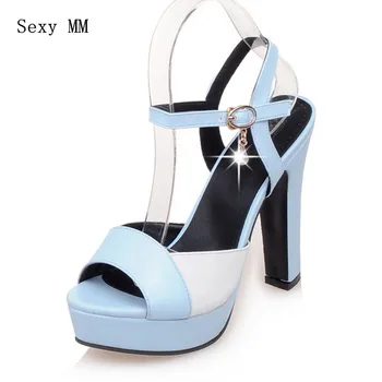 Summer Pumps Women Peep Toe High Heels Party Wedding Platform Gladiator Sandals Woman High Heel Shoes Plus Size 34 - 40 41 42 43
Summer Pumps Women Peep Toe High Heels Party Wedding Platform Gladiator Sandals Woman High Heel Shoes Plus Size 34 - 40 41 42 43