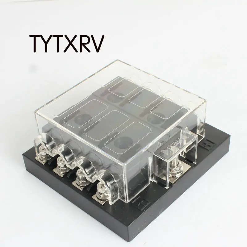 8 Way Blade Fuse Box Holder Fuse Blocks Fuses 10Pcs Terminals for Car Boat Marine Caravan Truck 12V 24V
8 Way Blade Fuse Box Holder Fuse Blocks Fuses 10Pcs Terminals for Car Boat Marine Caravan Truck 12V 24V