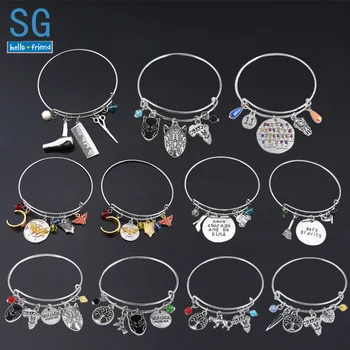 SG New Fashion Avengers Black Panther Bangles Hocus Pocus Wonder Women Barber Stranger Things Bracelets Lady Girl Movie Jewelry
SG New Fashion Avengers Black Panther Bangles Hocus Pocus Wonder Women Barber Stranger Things Bracelets Lady Girl Movie Jewelry