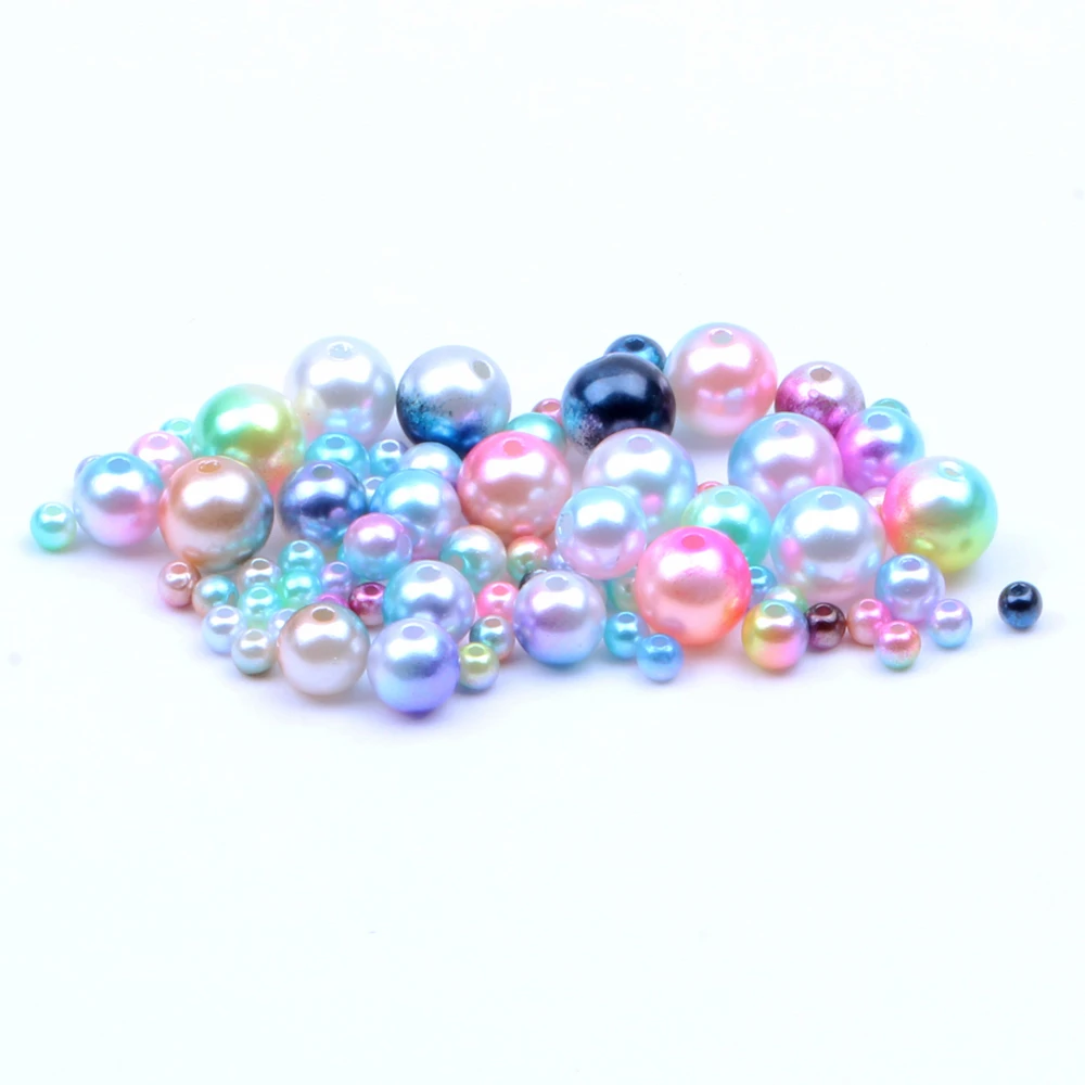 4/6/8/10mm and Mix Size Wholesale Round ABS Imitation Pearl With Hole Rainbow Color Loose Beads For DIY Garment Jewelry Making
4/6/8/10mm and Mix Size Wholesale Round ABS Imitation Pearl With Hole Rainbow Color Loose Beads For DIY Garment Jewelry Making