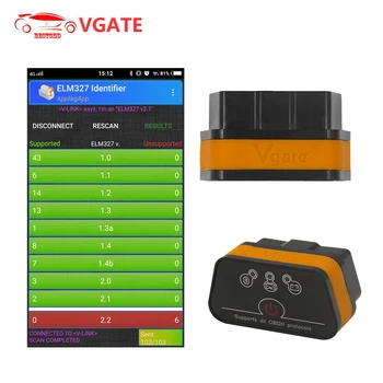 iCar2 Elm327 v2.1 Bluetooth/WIFI for IOS/Android ELM327 V2.1 OBD2 OBDII Auto Diagnostic Scanner Tool Support SAE J1850 Scanner
iCar2 Elm327 v2.1 Bluetooth/WIFI for IOS/Android ELM327 V2.1 OBD2 OBDII Auto Diagnostic Scanner Tool Support SAE J1850 Scanner