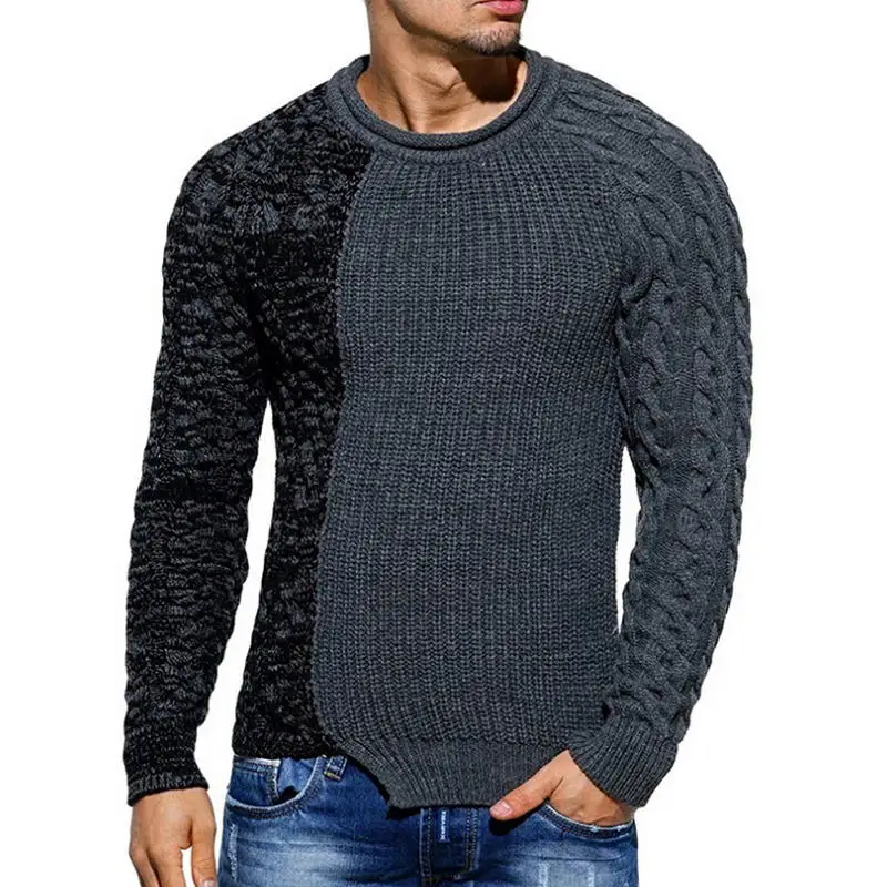 Men Sweaters 2018 Pullover New Autumn Warm High-Quality Patchwork Sweaters Man Casual Knitwear Winter Men Black Sweatwer
Men Sweaters 2018 Pullover New Autumn Warm High-Quality Patchwork Sweaters Man Casual Knitwear Winter Men Black Sweatwer