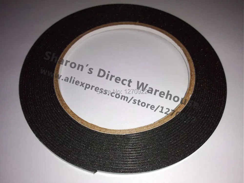 (HK post free!) (0.5mm Thick) 2mm Double Sided Adhesive Black Foam Tape for Cell Phone Repair Gasket Screen PCB Dust Proof
(HK post free!) (0.5mm Thick) 2mm Double Sided Adhesive Black Foam Tape for Cell Phone Repair Gasket Screen PCB Dust Proof