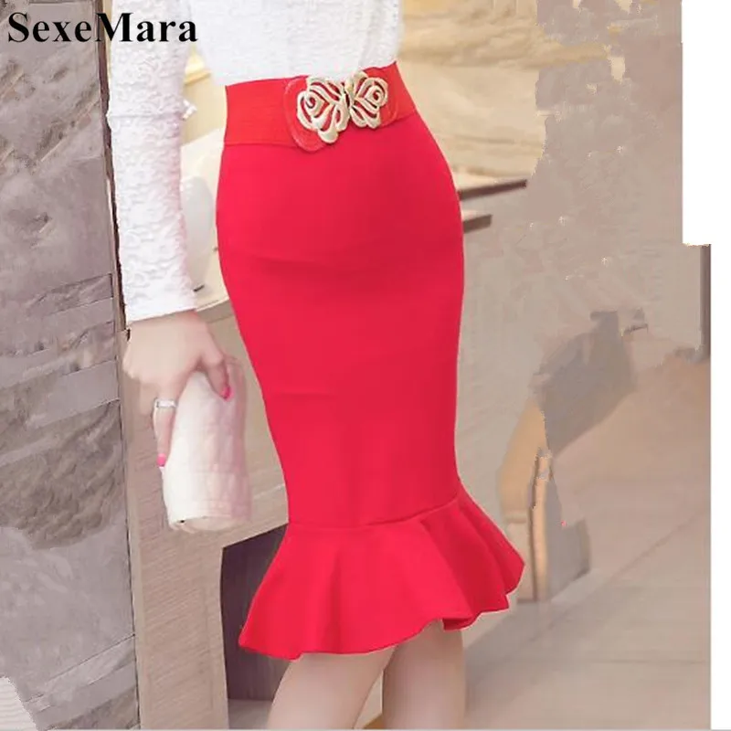 5XL Size Skirt Winter Package Hip Skirt Trumpet Mermaid High Waist Knee-Length Vintage Large Size Women Elegant Sexy Skirt
5XL Size Skirt Winter Package Hip Skirt Trumpet Mermaid High Waist Knee-Length Vintage Large Size Women Elegant Sexy Skirt