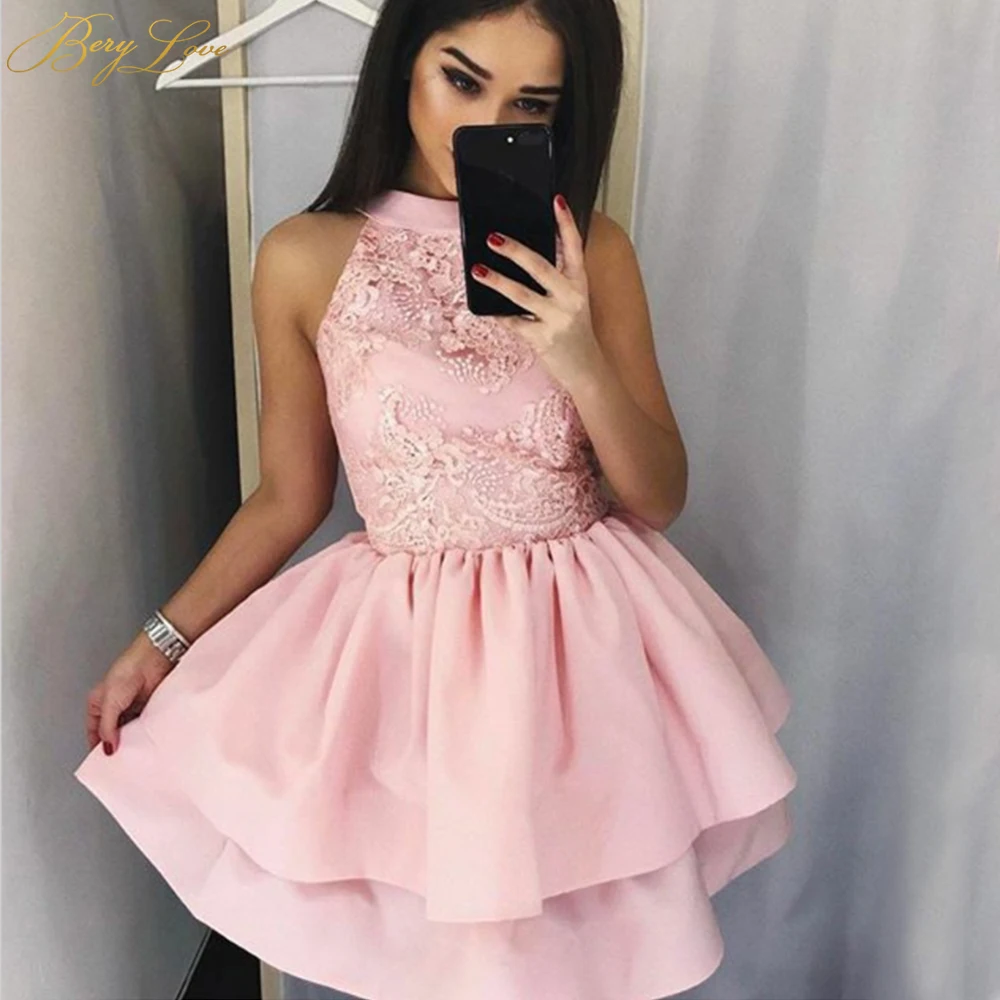 BeryLove Short Lovely Cute Homecoming Dress 2019 Pink Sixteen Junior Lace Homecoming Gown Mini Short Graduation Dress Plus Size
BeryLove Short Lovely Cute Homecoming Dress 2019 Pink Sixteen Junior Lace Homecoming Gown Mini Short Graduation Dress Plus Size