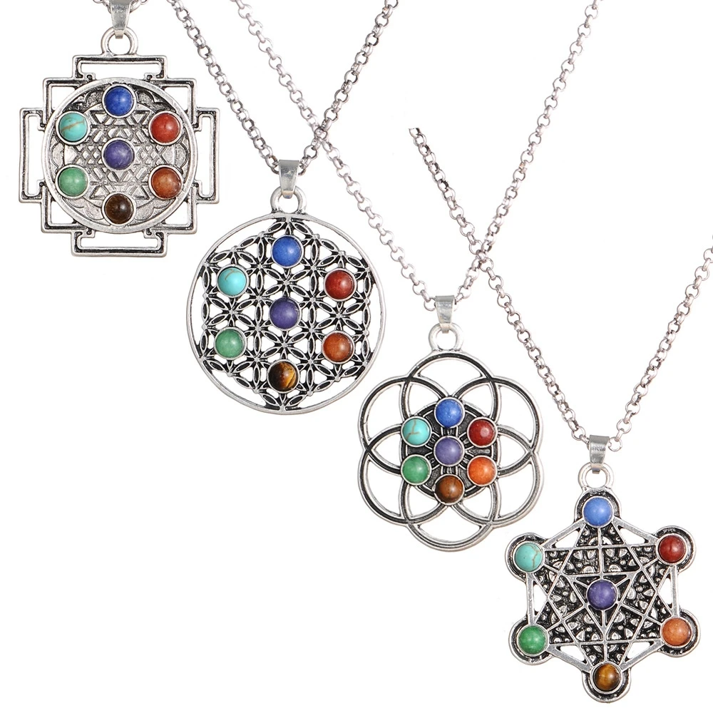 Chakras Reiki Religion Symbol 7Chakra Natural Stone Life Tree Circle Charm Healing Pendants Women Men Necklace holiday jewelry
Chakras Reiki Religion Symbol 7Chakra Natural Stone Life Tree Circle Charm Healing Pendants Women Men Necklace holiday jewelry