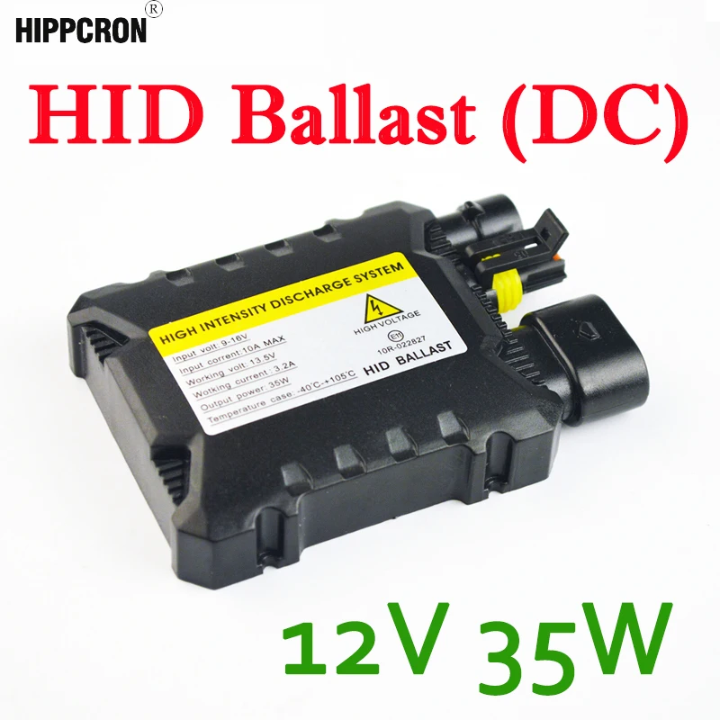 Hippcron High Quality DC HID Ballast Slim 35W Black For XENON Conversion Kit Auto Headlight Lamp Car Replacement Light Bulb
Hippcron High Quality DC HID Ballast Slim 35W Black For XENON Conversion Kit Auto Headlight Lamp Car Replacement Light Bulb