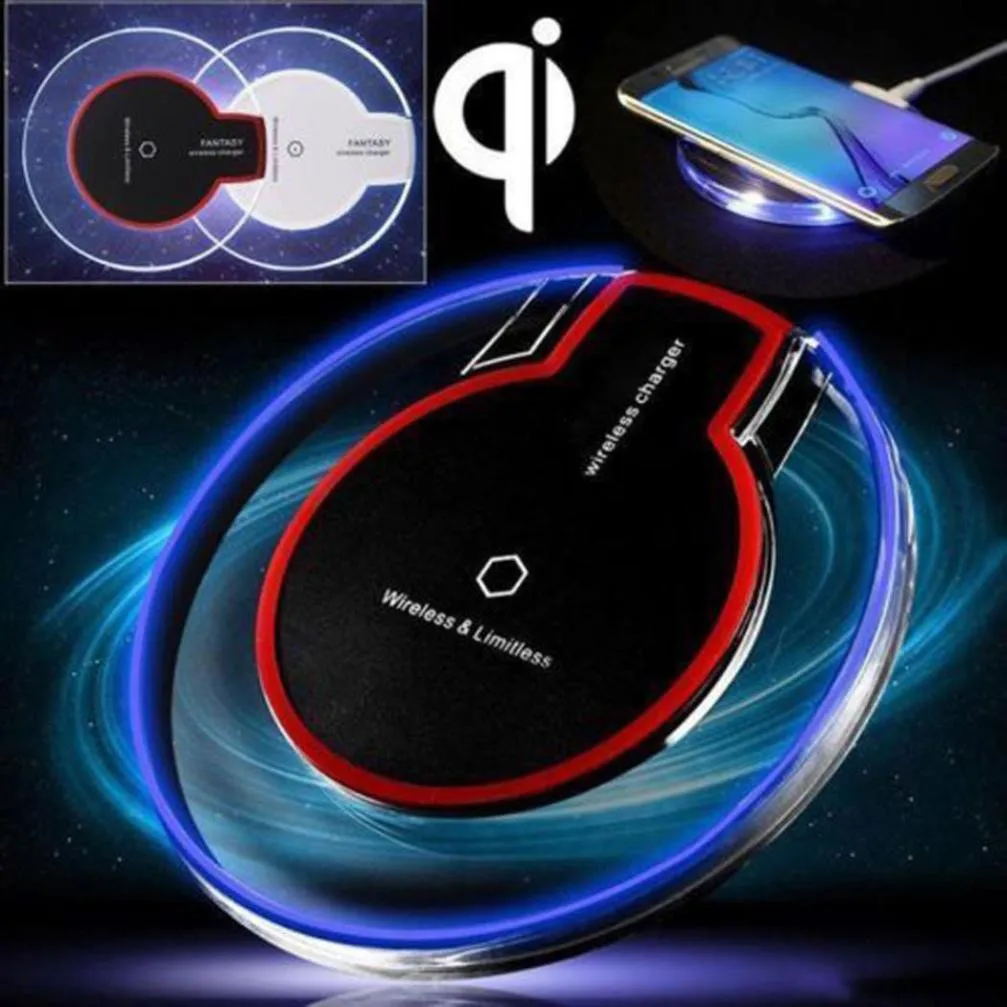 

HIPERDEAL Clear Qi Wireless Charger Charging Pad For Samsung Galaxy S9 Compatible Smart Wireless Fast Charging Accessories QI11