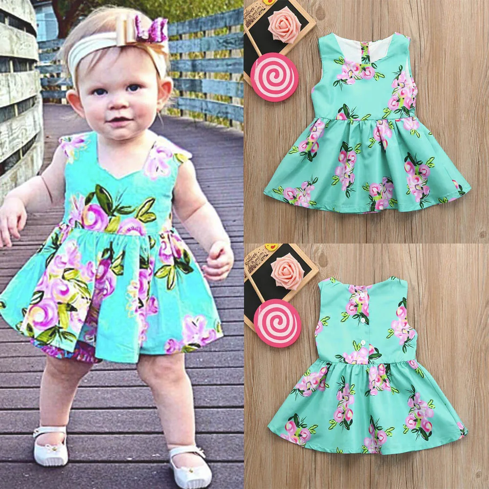 Baby Girls dresses Infant Floral Print Kids Dresses For Girls Sundress Clothes Button Princess Casual Dresses Children Costume
Baby Girls dresses Infant Floral Print Kids Dresses For Girls Sundress Clothes Button Princess Casual Dresses Children Costume