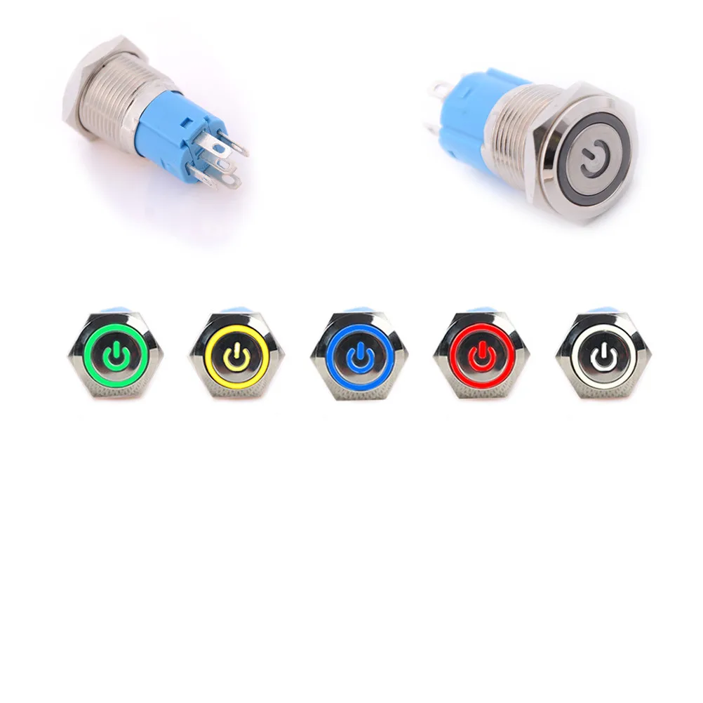 1PCS 16mm Hole 12V LED Metallic Car Angle Eye Power Push Button Switch Latching Type Button Promotion Price
1PCS 16mm Hole 12V LED Metallic Car Angle Eye Power Push Button Switch Latching Type Button Promotion Price