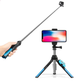 Multi-functional Foldable Tripod Holder Bluetooth Remote Control Selfie Stick Monopod for Smartphone/ GoPro/ Xiaoyi Sport Camera
Multi-functional Foldable Tripod Holder Bluetooth Remote Control Selfie Stick Monopod for Smartphone/ GoPro/ Xiaoyi Sport Camera