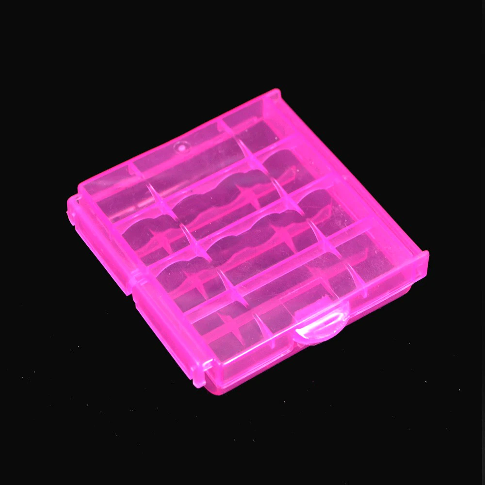 High Quality portable 4 pcs/lot Coloful Battery Holder Case 4 AA AAA Hard Plastic Storage Box Cover For 14500 10440 Battery
High Quality portable 4 pcs/lot Coloful Battery Holder Case 4 AA AAA Hard Plastic Storage Box Cover For 14500 10440 Battery