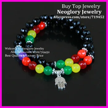5PCS High Quality Facted Stone Bead Bracelet,Double Wrap Bracelet Silver Plated Hamsa Hand Charm Bracelet Yoga Bracelet
5PCS High Quality Facted Stone Bead Bracelet,Double Wrap Bracelet Silver Plated Hamsa Hand Charm Bracelet Yoga Bracelet