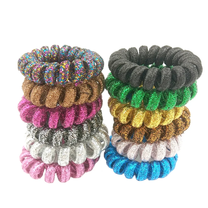 5 Pcs/Lot Random Color Telephone Wire Line Cord Traceless Wrap Fabric Hair Ring Elastic Hair Band Girl Hair Scrunchy Size 4 CM
5 Pcs/Lot Random Color Telephone Wire Line Cord Traceless Wrap Fabric Hair Ring Elastic Hair Band Girl Hair Scrunchy Size 4 CM