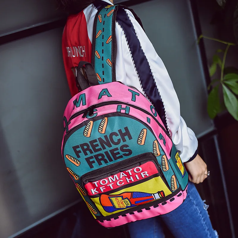 Harajuku College Wind Vintage Letters Backpack Street Student Bag Female School Bags For Teenage Girls Bagpack School Back
Harajuku College Wind Vintage Letters Backpack Street Student Bag Female School Bags For Teenage Girls Bagpack School Back