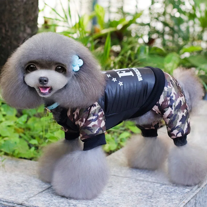 Dog Coats Camouflage Pet Dog Jacket Winter Warm Black Small Pet Dogs Clothes Hot Sale
Dog Coats Camouflage Pet Dog Jacket Winter Warm Black Small Pet Dogs Clothes Hot Sale