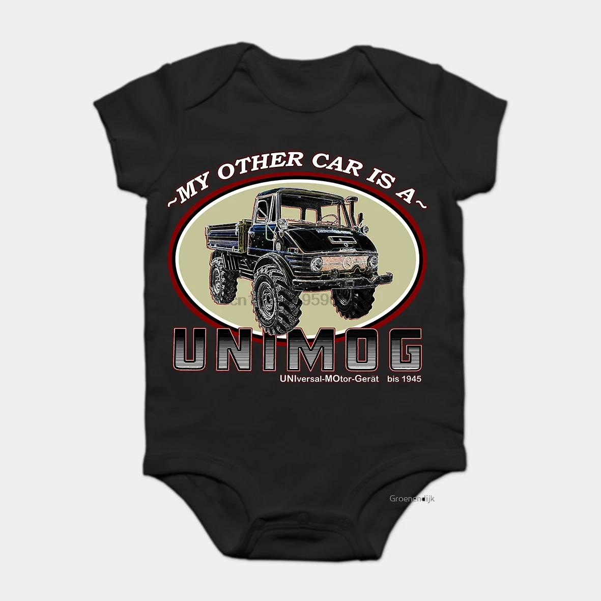 Baby Onesie Baby Bodysuits kid t shirt Fashion Cool Funny My other car is a UNIMOG Customized Printed
Baby Onesie Baby Bodysuits kid t shirt Fashion Cool Funny My other car is a UNIMOG Customized Printed