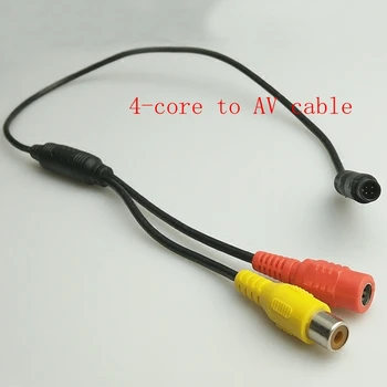 1pcs AV interface reversing camera 4 core conversion line supply 12V to 3.3V universal
1pcs AV interface reversing camera 4 core conversion line supply 12V to 3.3V universal
