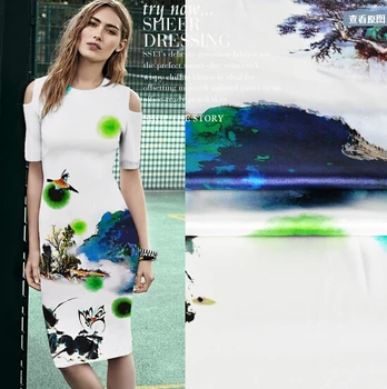 2015.11.11beautiful Silk Cheongsam Dress Cloth 120 Wide Stretch Satin Printing Positioning Landscape Birds
2015.11.11beautiful Silk Cheongsam Dress Cloth 120 Wide Stretch Satin Printing Positioning Landscape Birds