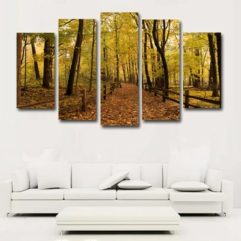 SELFLESSLY 5 Panels/Set Autumn Forests Fence Trees Picture Art Canvas Painting Posters Print On Canvas Wall Picture Home decor
SELFLESSLY 5 Panels/Set Autumn Forests Fence Trees Picture Art Canvas Painting Posters Print On Canvas Wall Picture Home decor
