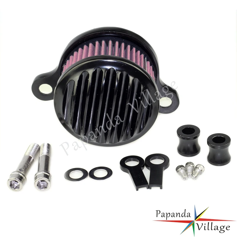 Motorbikes Black Billet Aluminum Air Cleaner Intake Air Filter System Kit for Harley Sportster Fuel Injected Models 2004-2014
Motorbikes Black Billet Aluminum Air Cleaner Intake Air Filter System Kit for Harley Sportster Fuel Injected Models 2004-2014
