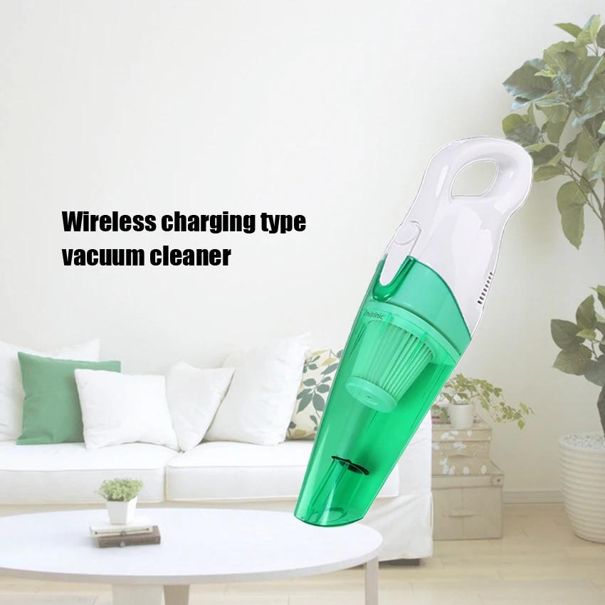 1PC New Ultra Quiet Mini Home&Car hand held Vacuum Cleaner Portable Wireless charging Dust Collector with light green
1PC New Ultra Quiet Mini Home&Car hand held Vacuum Cleaner Portable Wireless charging Dust Collector with light green