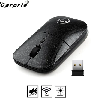 CARPRIE 1pc Wireless Mini Mouse 2400DPI Ergonomic Design Gaming Mouse Silent Mice with USB Receiver 90711
CARPRIE 1pc Wireless Mini Mouse 2400DPI Ergonomic Design Gaming Mouse Silent Mice with USB Receiver 90711