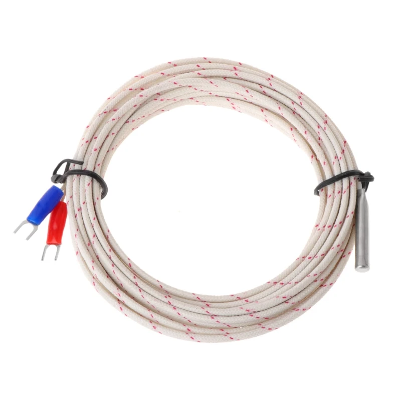 Thermocouple Temperature Controller Sensor 0-600C K Type Wire 1M 5M Probe 5x30mm Stainless Steel Probe
Thermocouple Temperature Controller Sensor 0-600C K Type Wire 1M 5M Probe 5x30mm Stainless Steel Probe