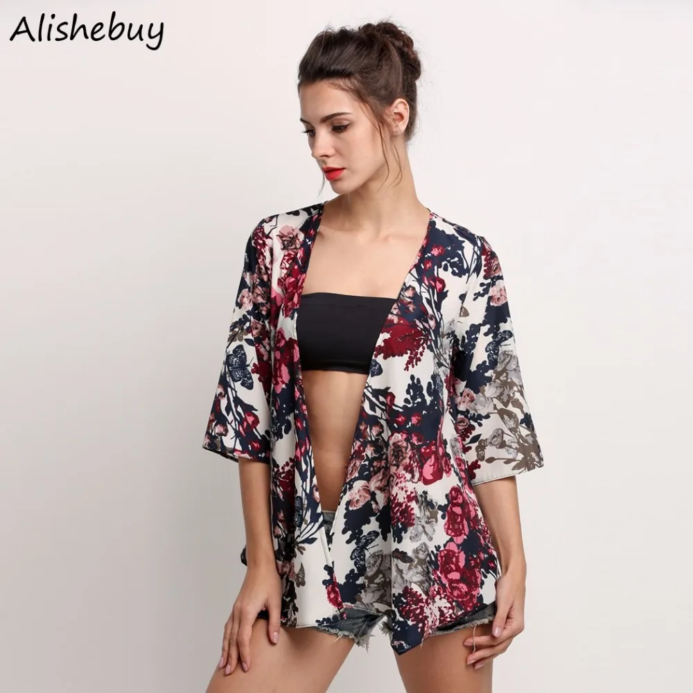 2019 New Fashion Women Kimono Cardigan Vintage Flower Print Sun Shirt Blouses Femininas Blusas Ladies Half Sleeve Tops SV006110
2019 New Fashion Women Kimono Cardigan Vintage Flower Print Sun Shirt Blouses Femininas Blusas Ladies Half Sleeve Tops SV006110