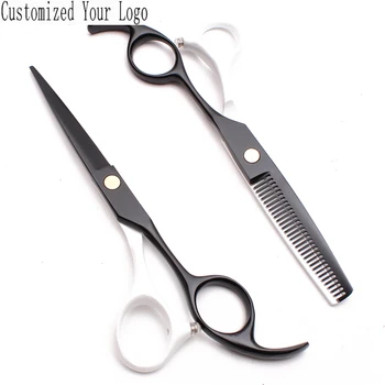 2Pcs 5.5'' Customized Logo JP 440C White Professional Hair Scissors Hairdressing Scissors Cutting Shears Thinning Scissors C1023
2Pcs 5.5'' Customized Logo JP 440C White Professional Hair Scissors Hairdressing Scissors Cutting Shears Thinning Scissors C1023