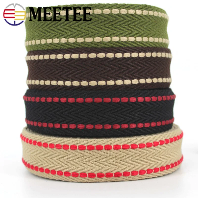 5Meters 38mm 2.3mm Thick Polyester Cotton Webbings High Tenacity Backpack Strap Webbing Ribbons Sewing Tape Bias Binding KY598
5Meters 38mm 2.3mm Thick Polyester Cotton Webbings High Tenacity Backpack Strap Webbing Ribbons Sewing Tape Bias Binding KY598