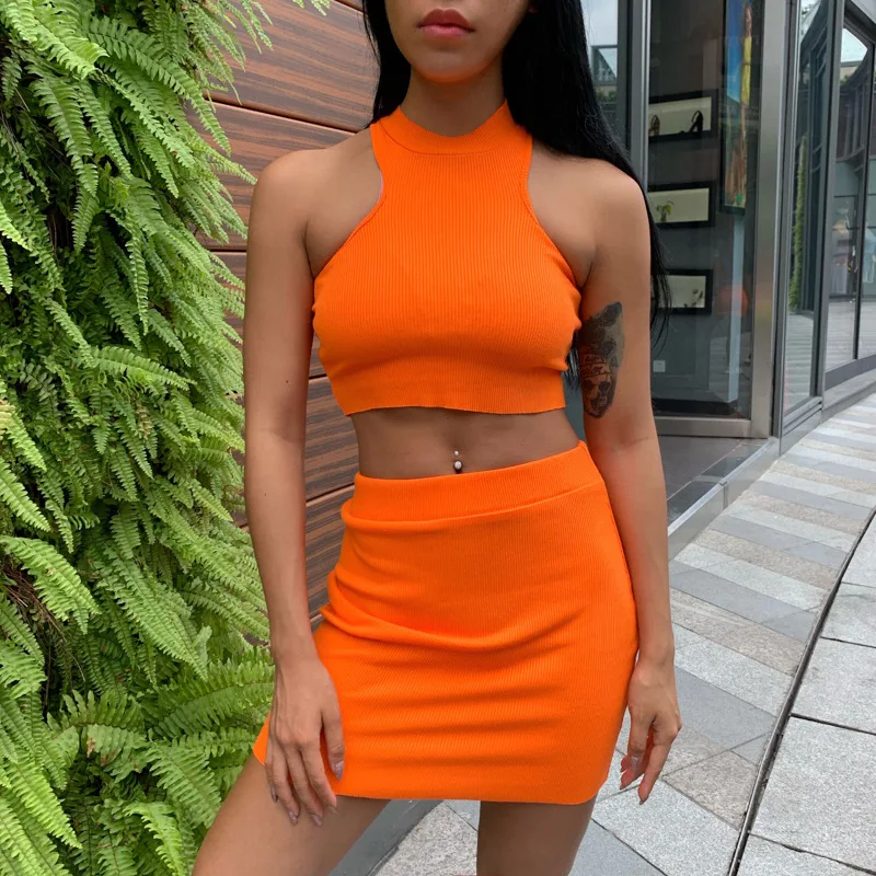 Ribbed Sleeveless Summer Two Piece Set Dress O-Neck Sheath Sexy Mini Women Dress High Waist Casual Bodycon Dress
Ribbed Sleeveless Summer Two Piece Set Dress O-Neck Sheath Sexy Mini Women Dress High Waist Casual Bodycon Dress