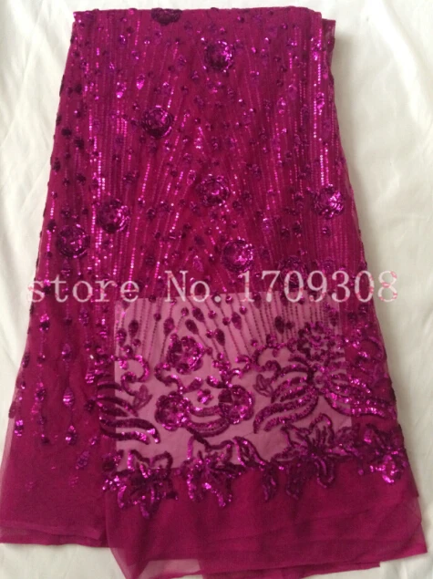 Pretty CGL71343 sequins lace fabric in fushia pink color full of sequins french net fabric for wedding dress
Pretty CGL71343 sequins lace fabric in fushia pink color full of sequins french net fabric for wedding dress