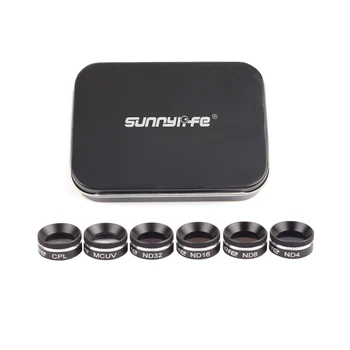 Sunnylife Filter For DJI Mavic Air Camera Lens Filter ND MCUV CPL Lens Sunhood Camera Protector for DJI Mavic Air Accessories
Sunnylife Filter For DJI Mavic Air Camera Lens Filter ND MCUV CPL Lens Sunhood Camera Protector for DJI Mavic Air Accessories