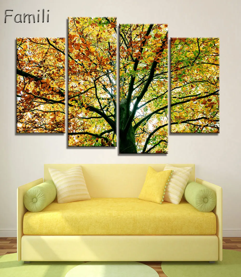 Autumn Maple Leaf Canvas Painting On The Wall Pictures For Living Room Unframed 4Pcs Flower Cuadros Decoracion Modular Pictures
Autumn Maple Leaf Canvas Painting On The Wall Pictures For Living Room Unframed 4Pcs Flower Cuadros Decoracion Modular Pictures