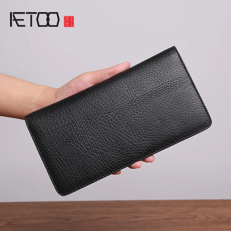BJYL Wallet male leather long large wallet fashion casual men's head cowhide handbag
BJYL Wallet male leather long large wallet fashion casual men's head cowhide handbag