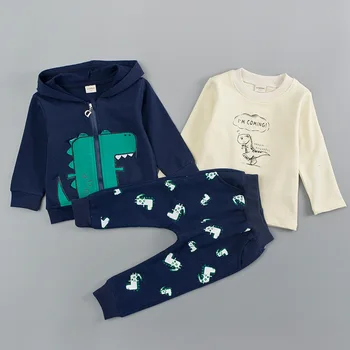 Autumn cute cartoon Children Clothing lovely Hoodies+T shirt+Pants 3pcs Kids Costume Boys Grils Casual Suit baby Clothing Sets
Autumn cute cartoon Children Clothing lovely Hoodies+T shirt+Pants 3pcs Kids Costume Boys Grils Casual Suit baby Clothing Sets
