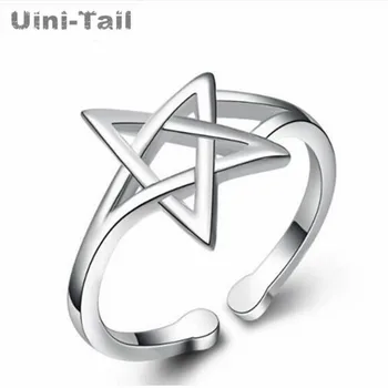 Uini-Tail hot sale simple 925 sterling silver hot new fashion jewelry couple star cute temperament ring opening high quality
Uini-Tail hot sale simple 925 sterling silver hot new fashion jewelry couple star cute temperament ring opening high quality