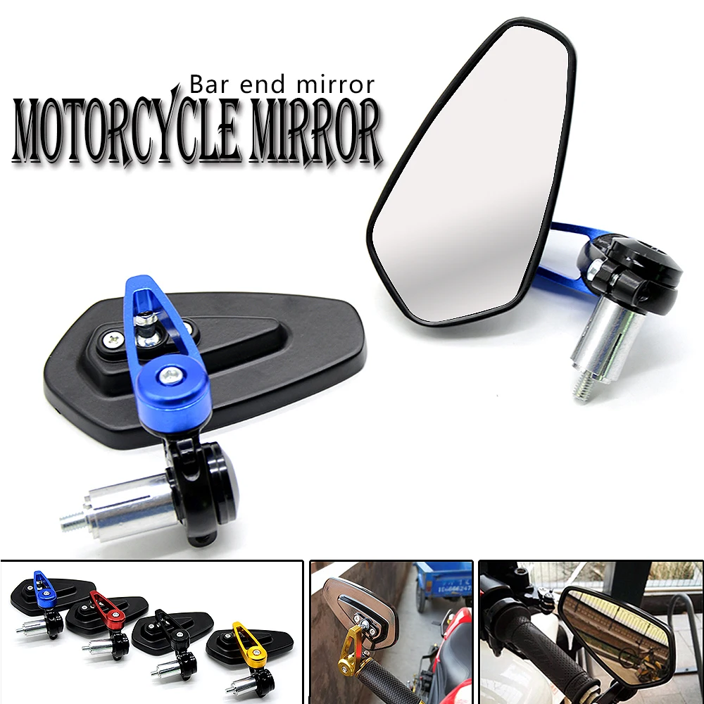 1 pair 7/8" Motorcycle Mirrors Handle Bar end Side Rearview For honda kawasaki ducati bmw ktm brommer accessories
1 pair 7/8" Motorcycle Mirrors Handle Bar end Side Rearview For honda kawasaki ducati bmw ktm brommer accessories