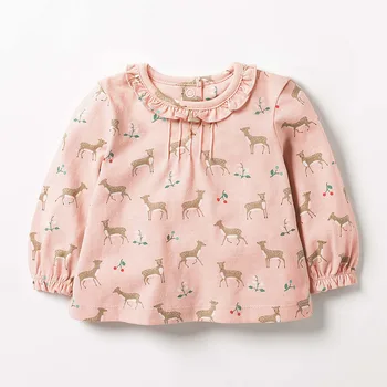 Little maven 2-7Years Deer Toddler Girls Long Sleeve Tops Kids Gir's T Shirts with Lace Clothing Children's Clothes For Babies
Little maven 2-7Years Deer Toddler Girls Long Sleeve Tops Kids Gir's T Shirts with Lace Clothing Children's Clothes For Babies