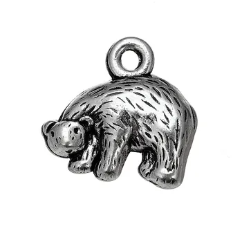 10pcs Charms Bear 15.5x14.5mm Antique Silver Color Pendant Bear Charms For Jewelry Making Jewelry Findings
10pcs Charms Bear 15.5x14.5mm Antique Silver Color Pendant Bear Charms For Jewelry Making Jewelry Findings