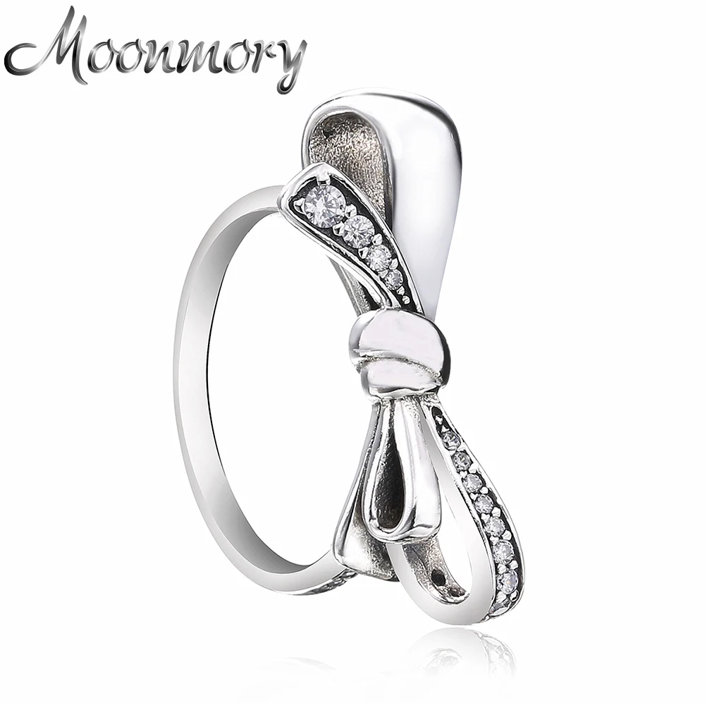 Moonmory Original 925 Sterling Silver Brilliant Bowknot Ring Mother's Day Gift Cubic Zirconia Brilliant Bow Ring New Arrival
Moonmory Original 925 Sterling Silver Brilliant Bowknot Ring Mother's Day Gift Cubic Zirconia Brilliant Bow Ring New Arrival