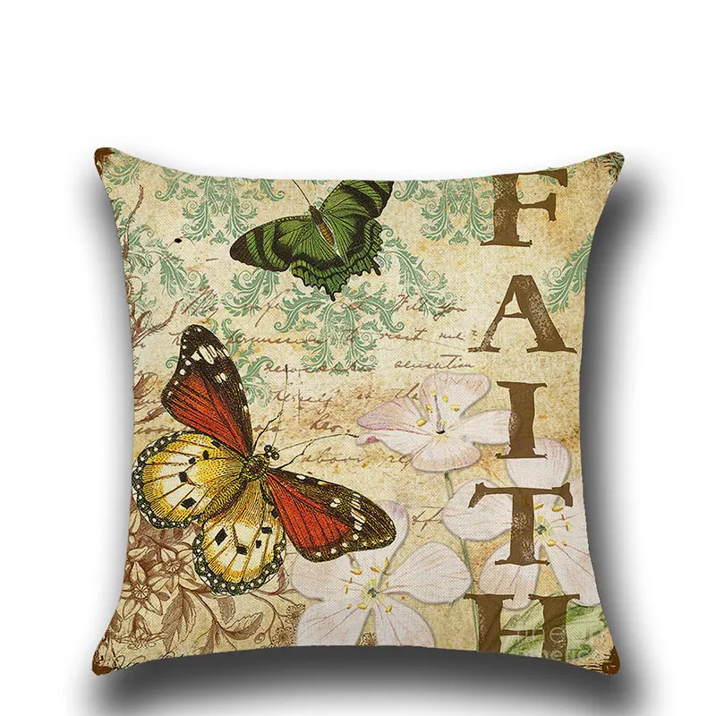 45*45Cm Decorative Multi-Color Butterfly Pillow Case Cotton Linen Throw Pillow Case Square Hugging Pillow Case
45*45Cm Decorative Multi-Color Butterfly Pillow Case Cotton Linen Throw Pillow Case Square Hugging Pillow Case