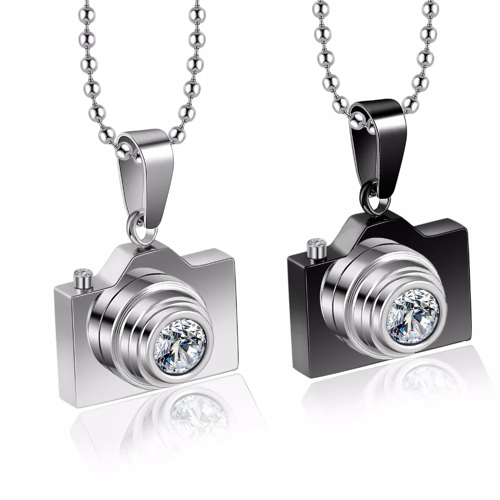 Fashion Women Stainless Steel Choker Necklace Cute Camera Pendant Black Gun Meatl & Silver Tone Gift for She Dropship Wholesale
Fashion Women Stainless Steel Choker Necklace Cute Camera Pendant Black Gun Meatl & Silver Tone Gift for She Dropship Wholesale
