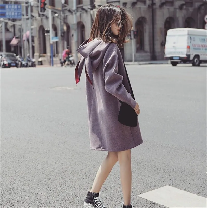 2018 Fashion Hooded Rabbit Ears Women Hoodies New Autumn Winter Long Sweatshirts Dress Casual Long Sleeve Loose Tops
2018 Fashion Hooded Rabbit Ears Women Hoodies New Autumn Winter Long Sweatshirts Dress Casual Long Sleeve Loose Tops